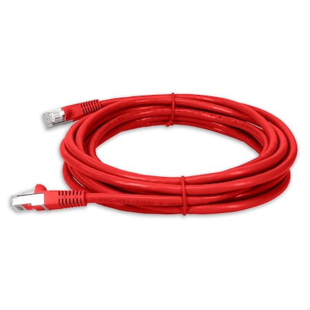 Add-On 25FT RJ-45 MALE TO RJ-45 MALE SHIELDED STRAIGHT RED CAT6 STP COPPER PV ADD-25FCAT6S-RD